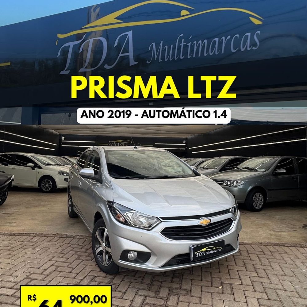 💥 Prisma LTZ 1.4 2019Câmbio automático, 4 pneus novos e só 47 mil km rodados!💎 Único dono, sup